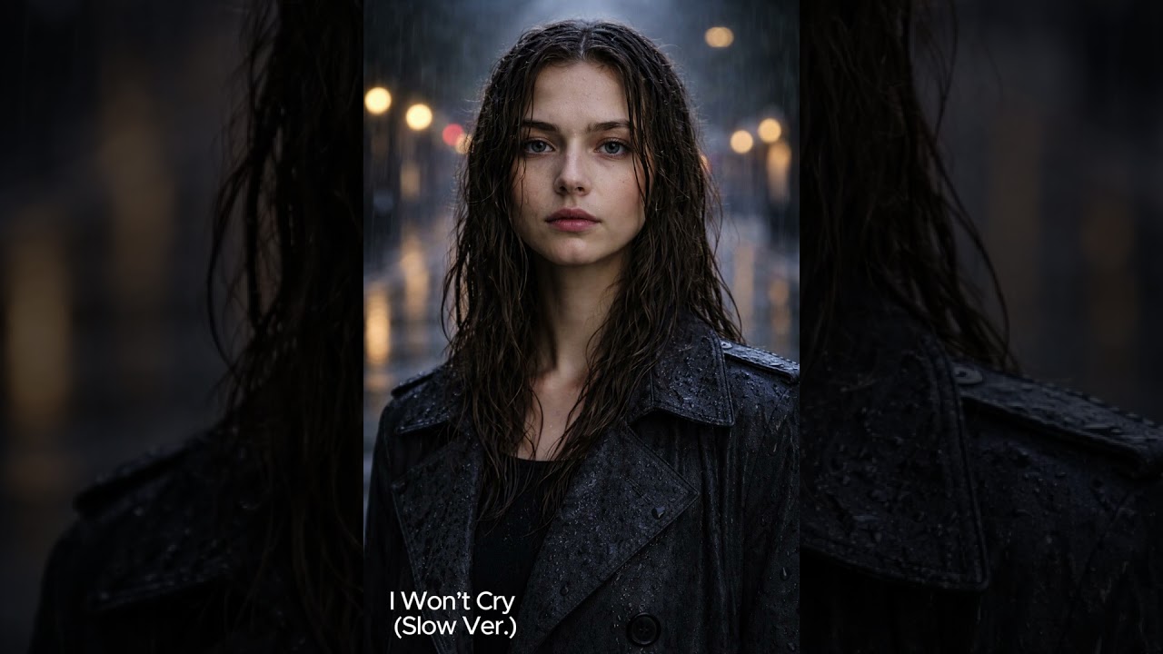 I Won’t Cry (Slow Ver .) /Lyrics by Pasugun / Music by AI