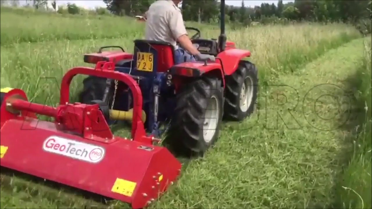 Betrieb des Mulchers für mittelschwere Einsätze GeoTech Pro MFM-125, fest