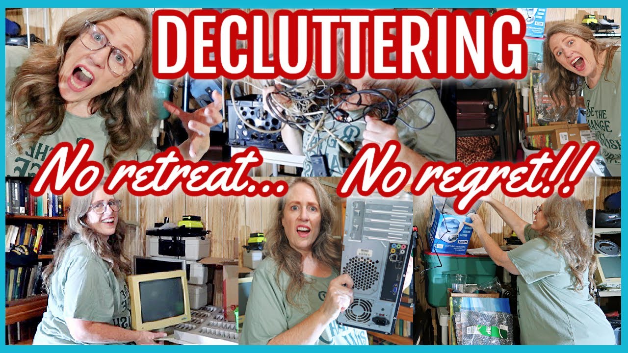 EXTREME BASEMENT DECLUTTER CONTINUED!! NO STOP DECLUTTER WITH ME!! MOTIVATING!