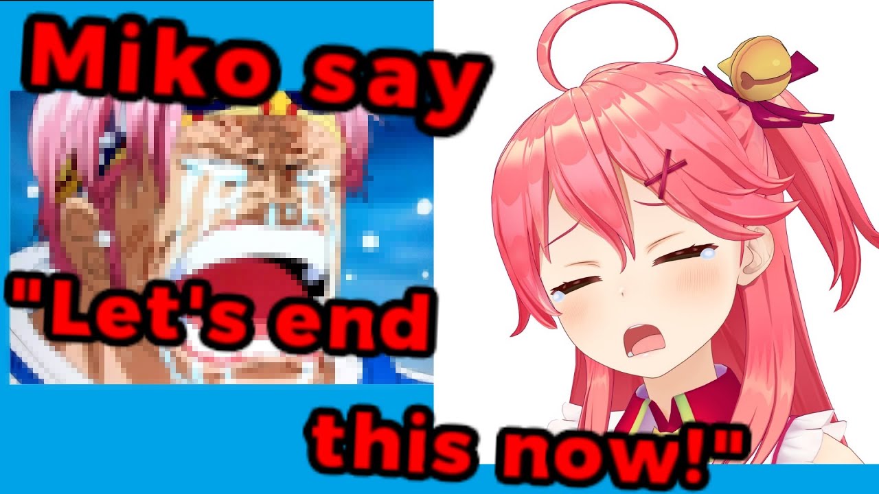 【Hololive】Pekora, Miko, Suisei had a match（Rust）Miko interceded with a quote from One Piece【Eng sub】