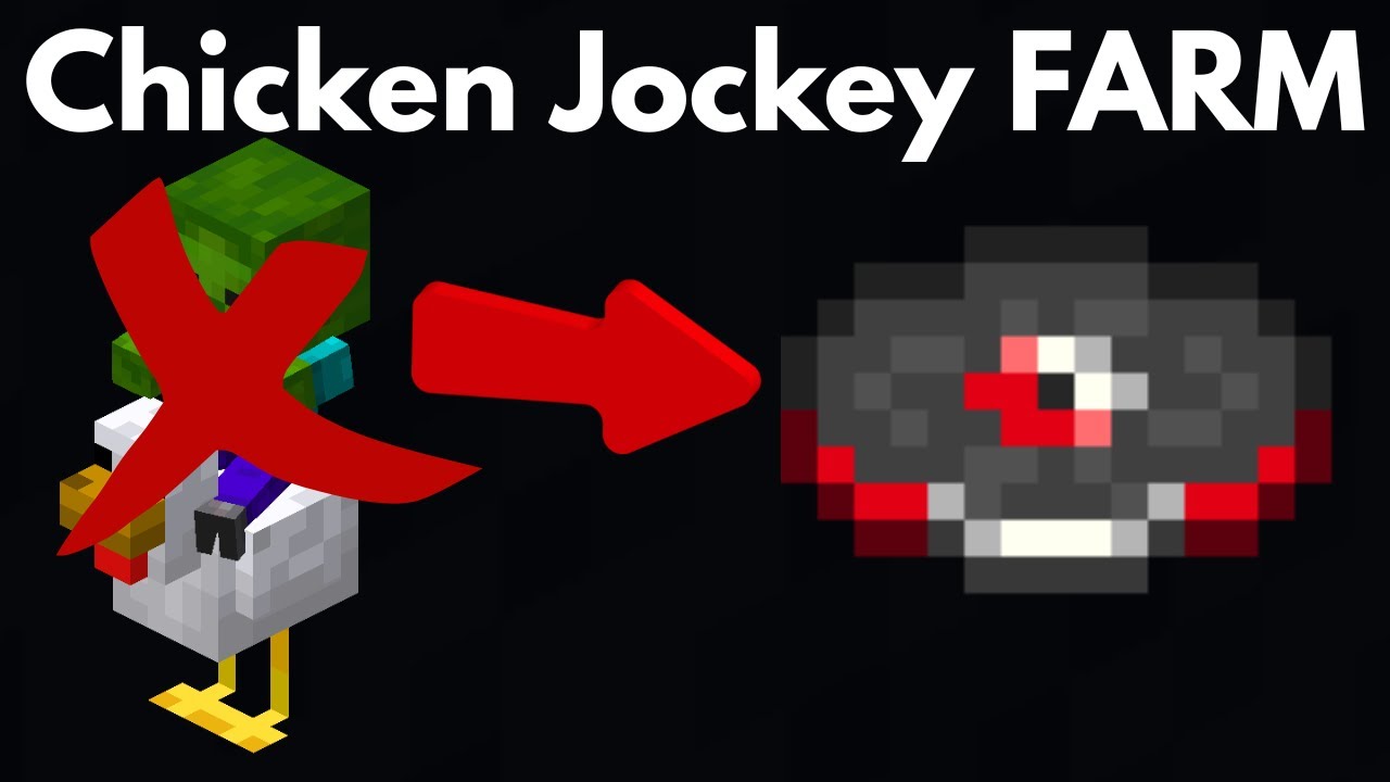 I Built A Chicken Jockey FARM To Get LAVA CHICKEN!!!