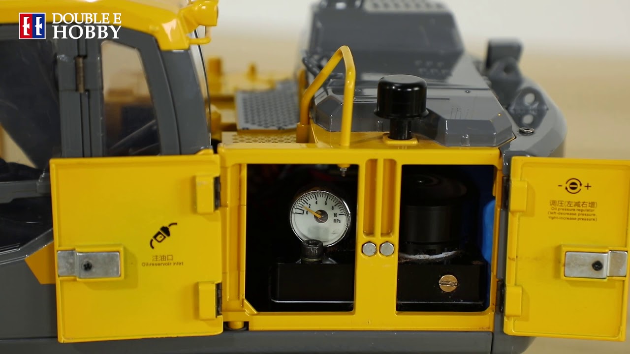 Hydraulic RC Volvo excavator maintenance 2 | Double E Hobby E111-003