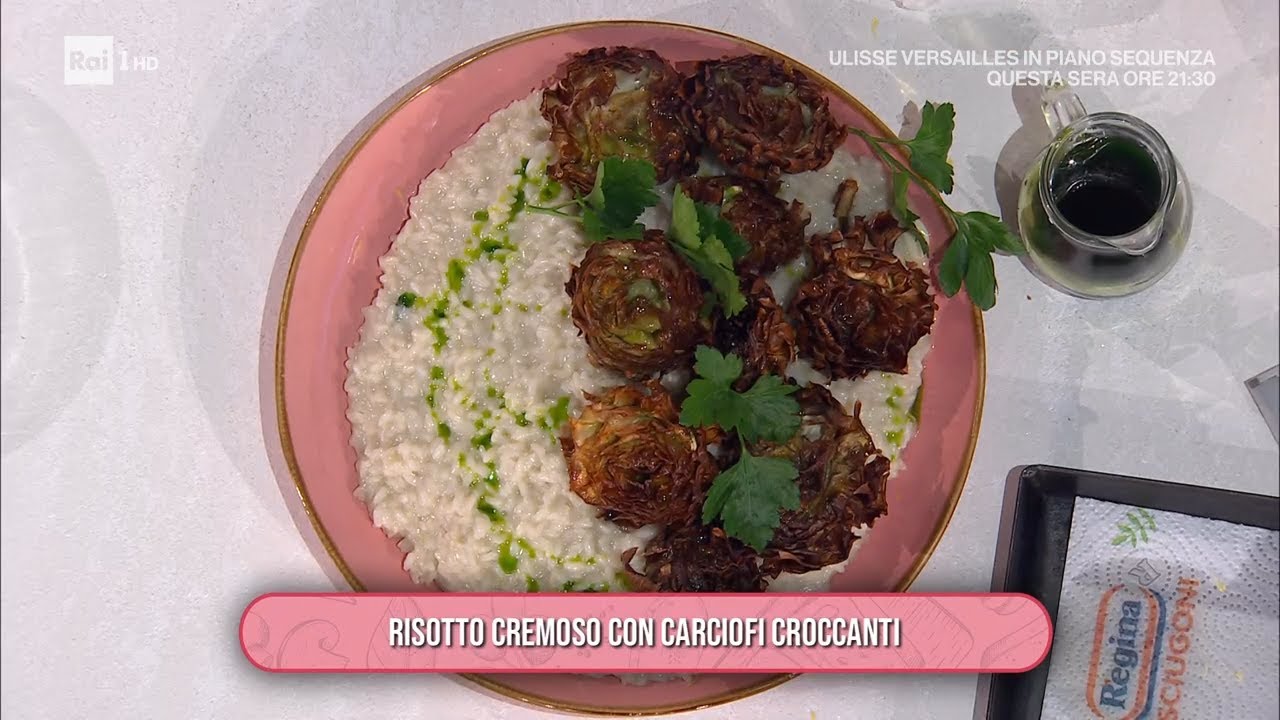 Risotto cremoso con carciofi croccanti - È sempre mezzogiorno 02/03/2026