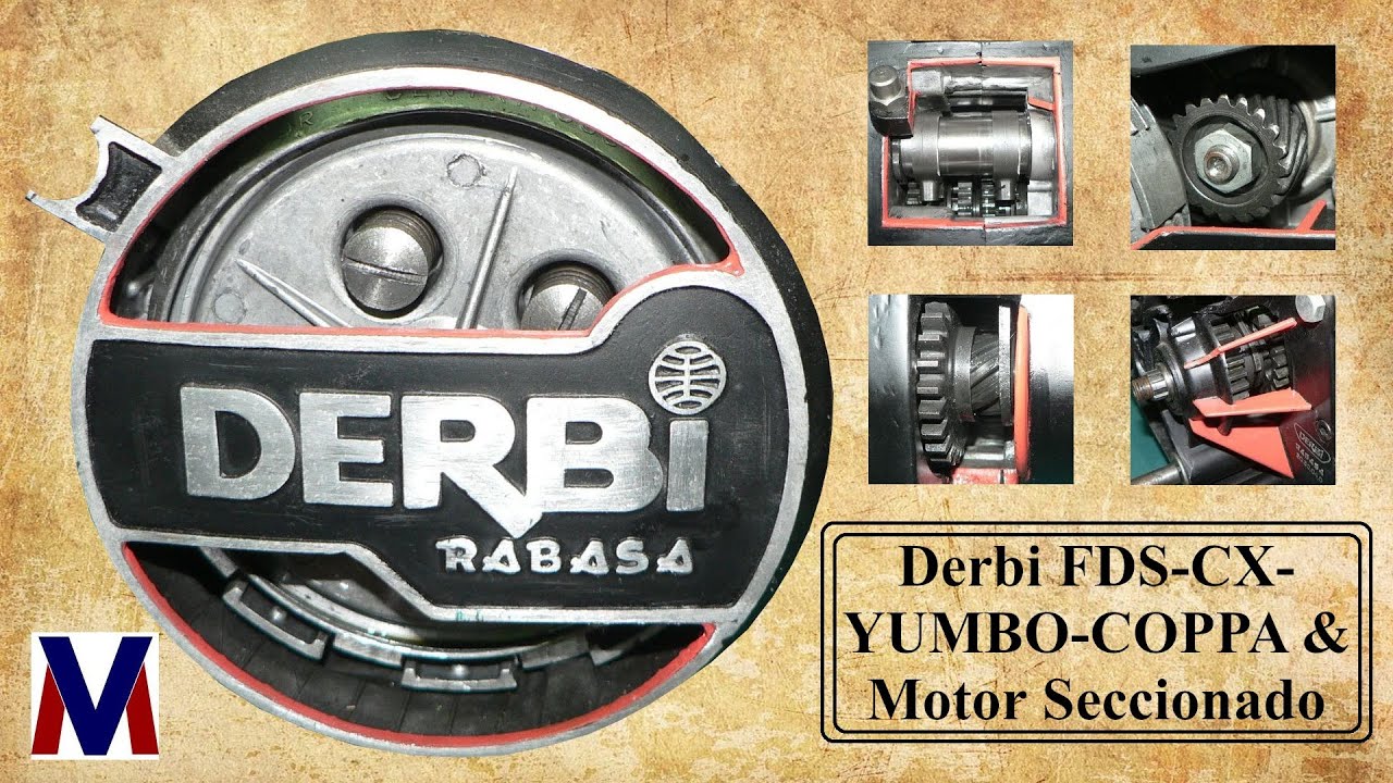 Derbi FDS-CX-YUMBO-COPPA & Motor Seccionado