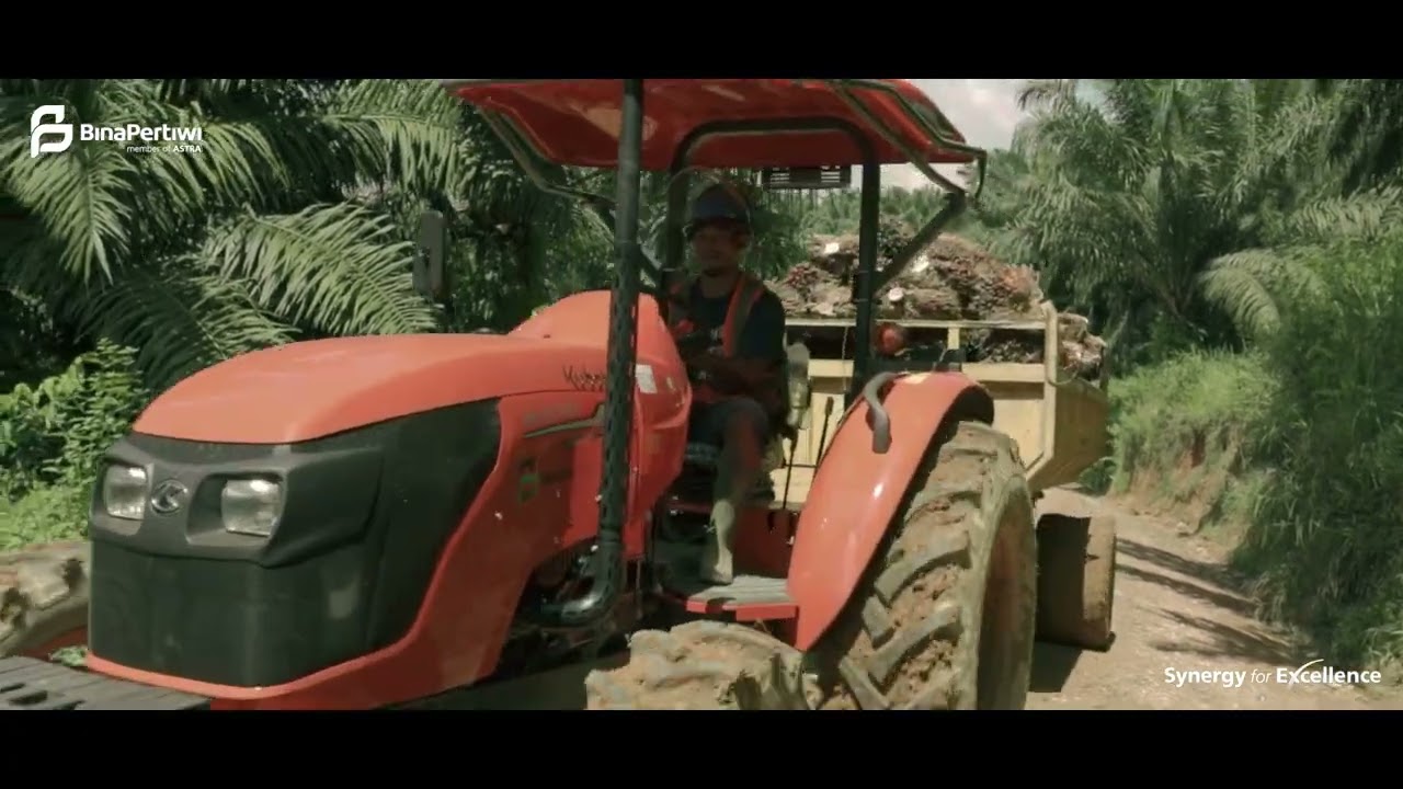 Mekanisasi Perkebunan Kelapa Sawit | Pengangkutan Kelapa Sawit dengan Traktor, Grabber&nbsp;dan&nbsp;Trailer