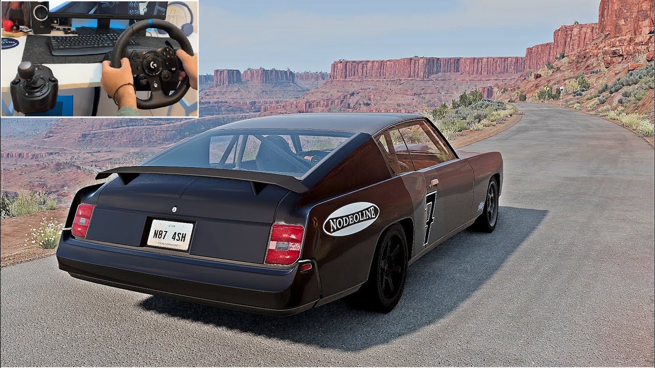 First Time Driving | BeamNG Drive | Wheel Gameplay