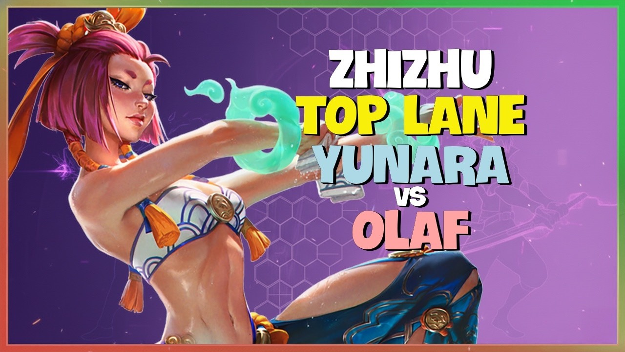 Challenger Yunara : This Dude is CRUSHING Olaf with DEVASTATING Kiting in CN Super Server