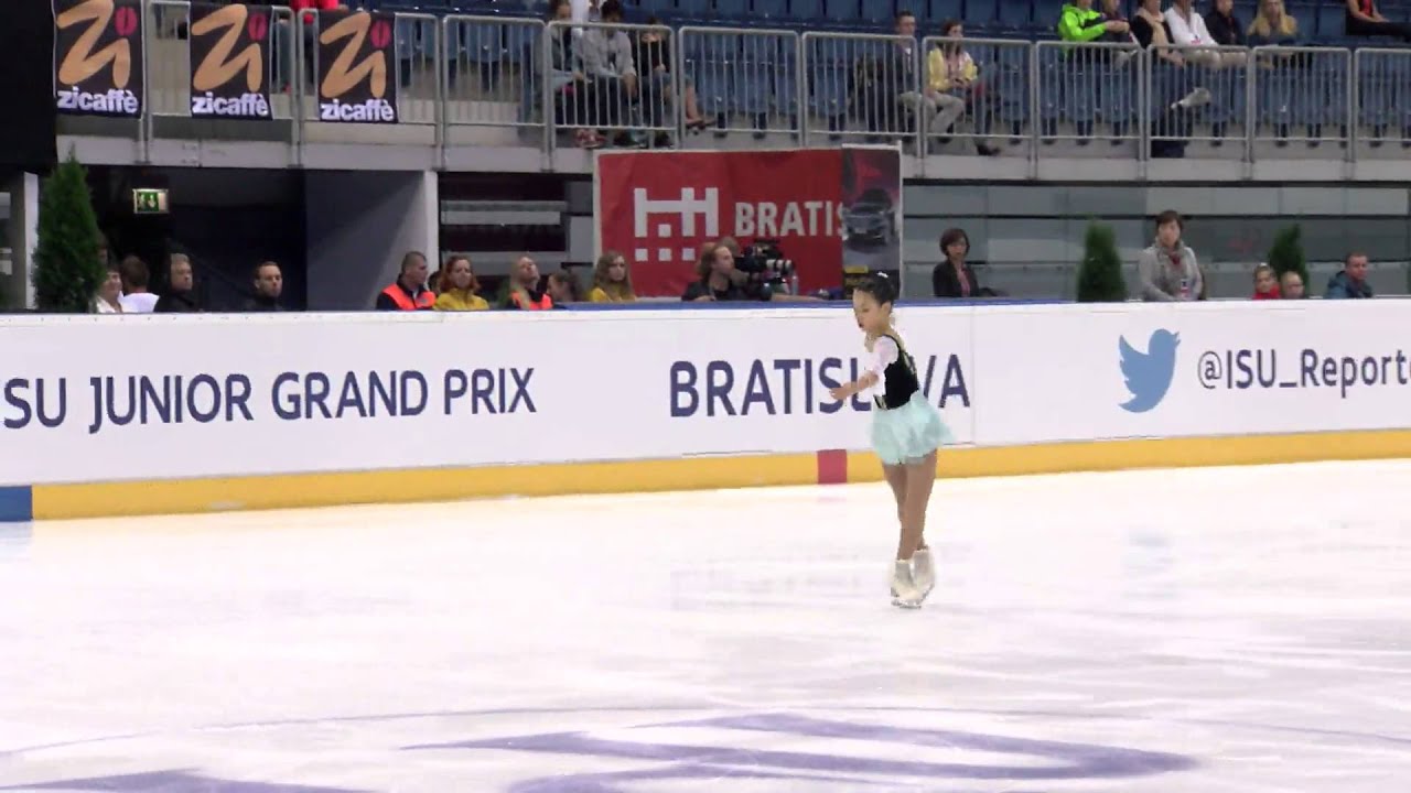 2015 ISU Junior Grand Prix Bratislava Ladies Free Skate Mai MIHARA JPN
