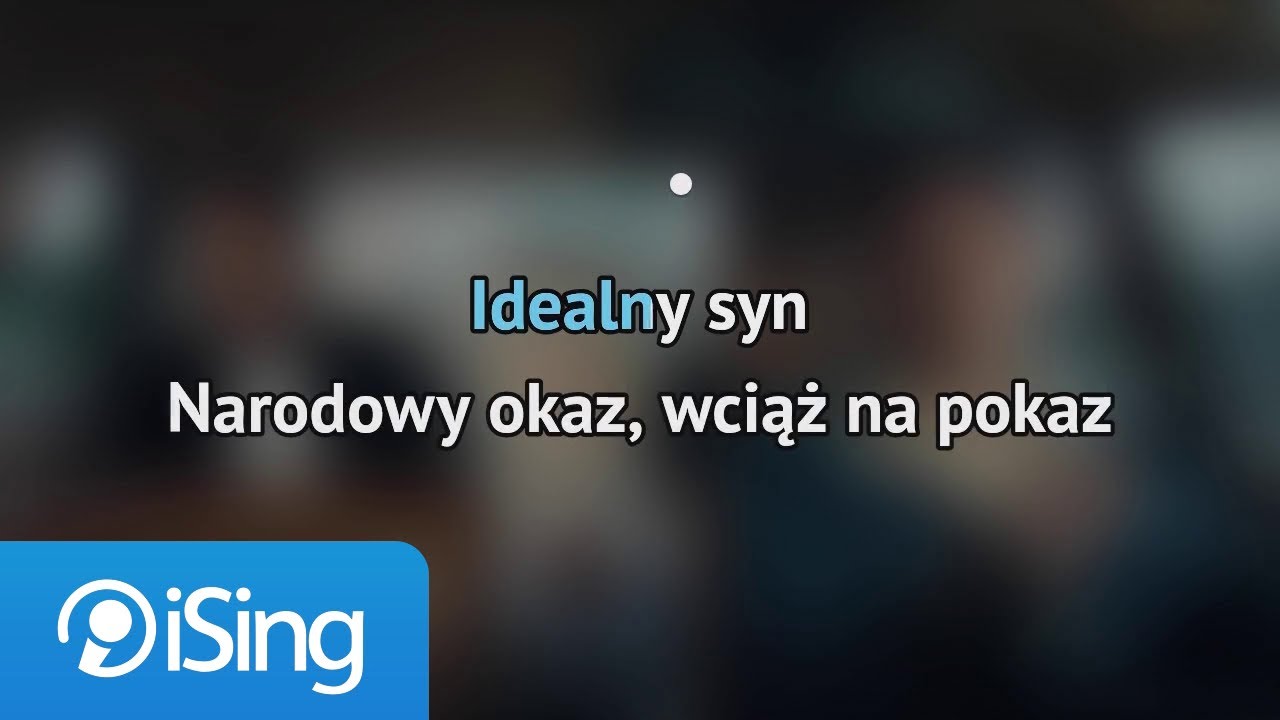 Arek Kłusowski - Idealny Syn (karaoke iSing)