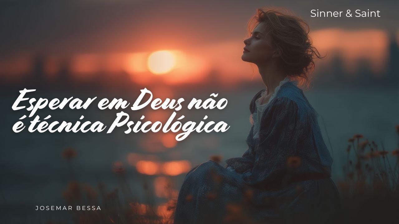 Esperar em Deus n&atilde;o &eacute; t&eacute;cnica Psicol&oacute;gica  | Josemar Bessa