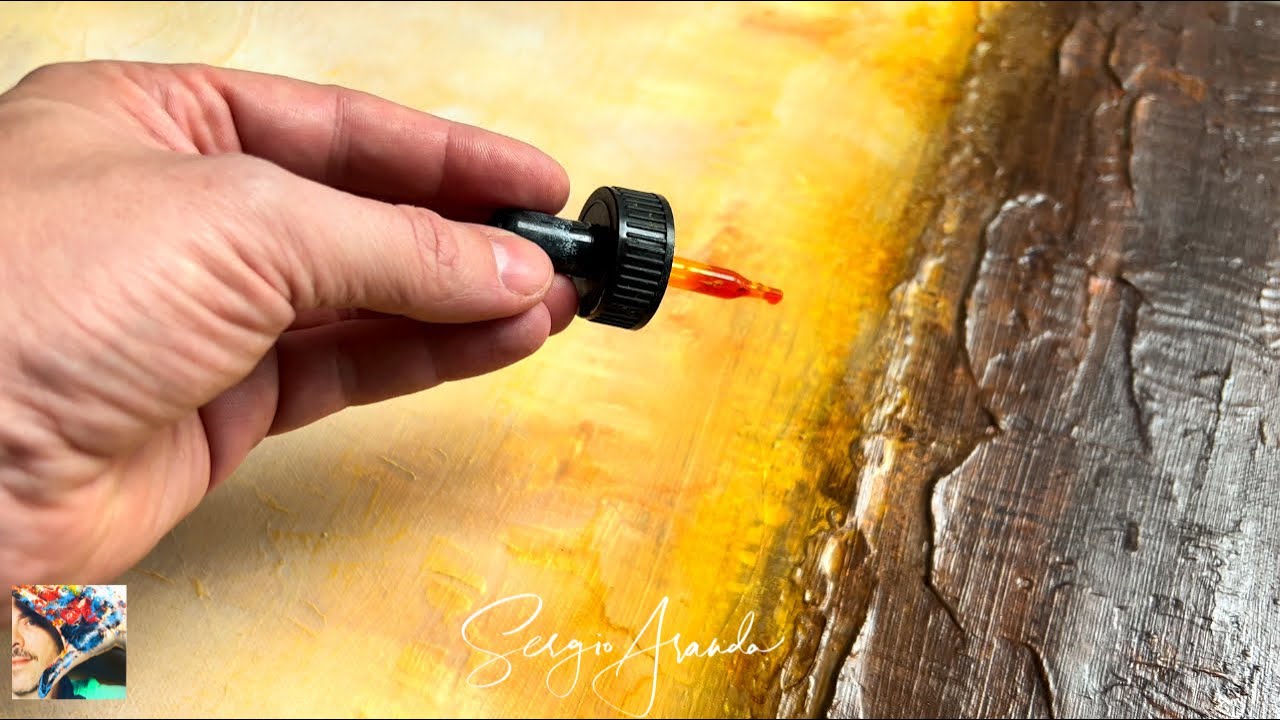 Step by step: how to paint a MINIMALIST abstract like a pro! technique revealed with Ink - Intuitive