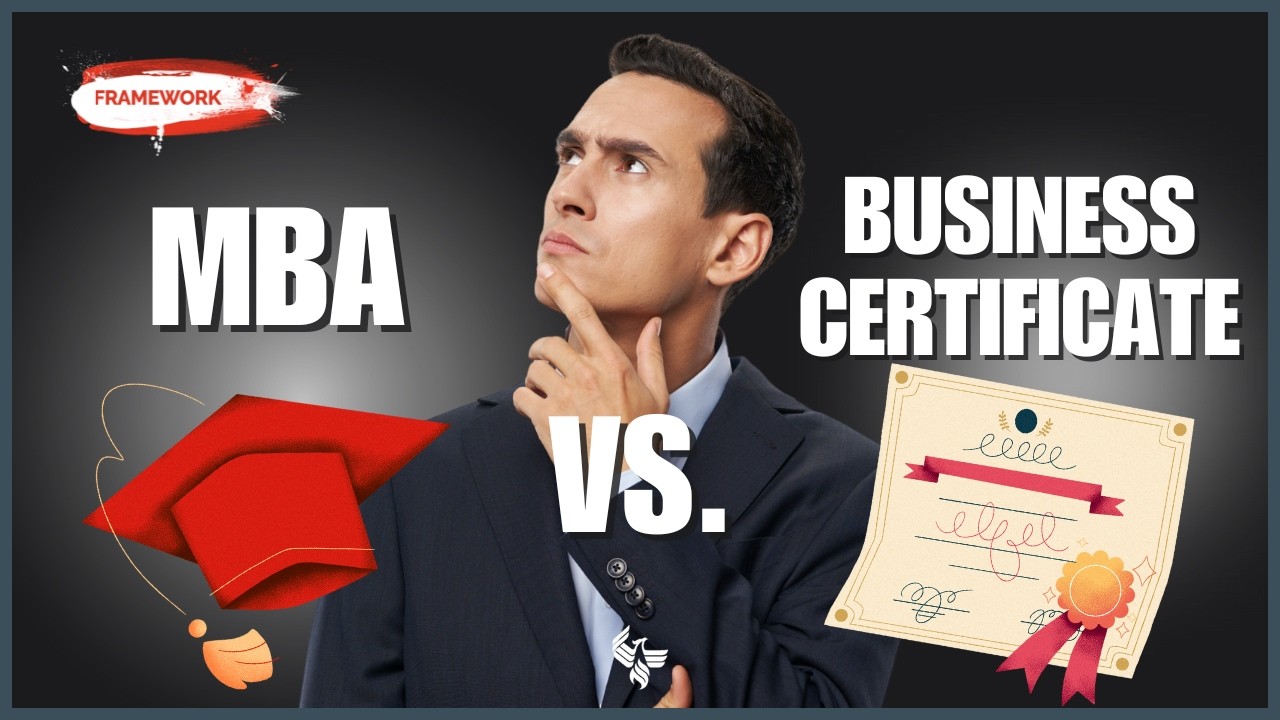 The Framework | MBA vs. Business Certificate: Which Is Right for You? |  University of Phoenix