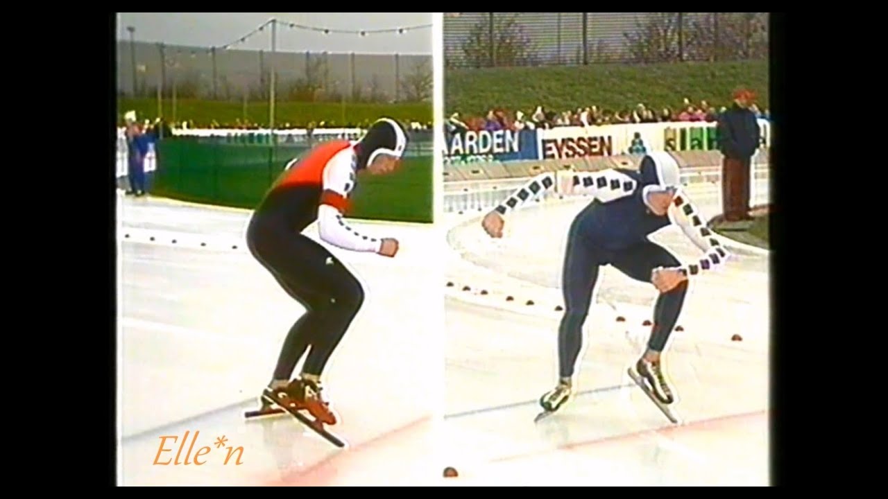 NK Allround Alkmaar 1991 - 1500 m Veldkamp - Ritsma