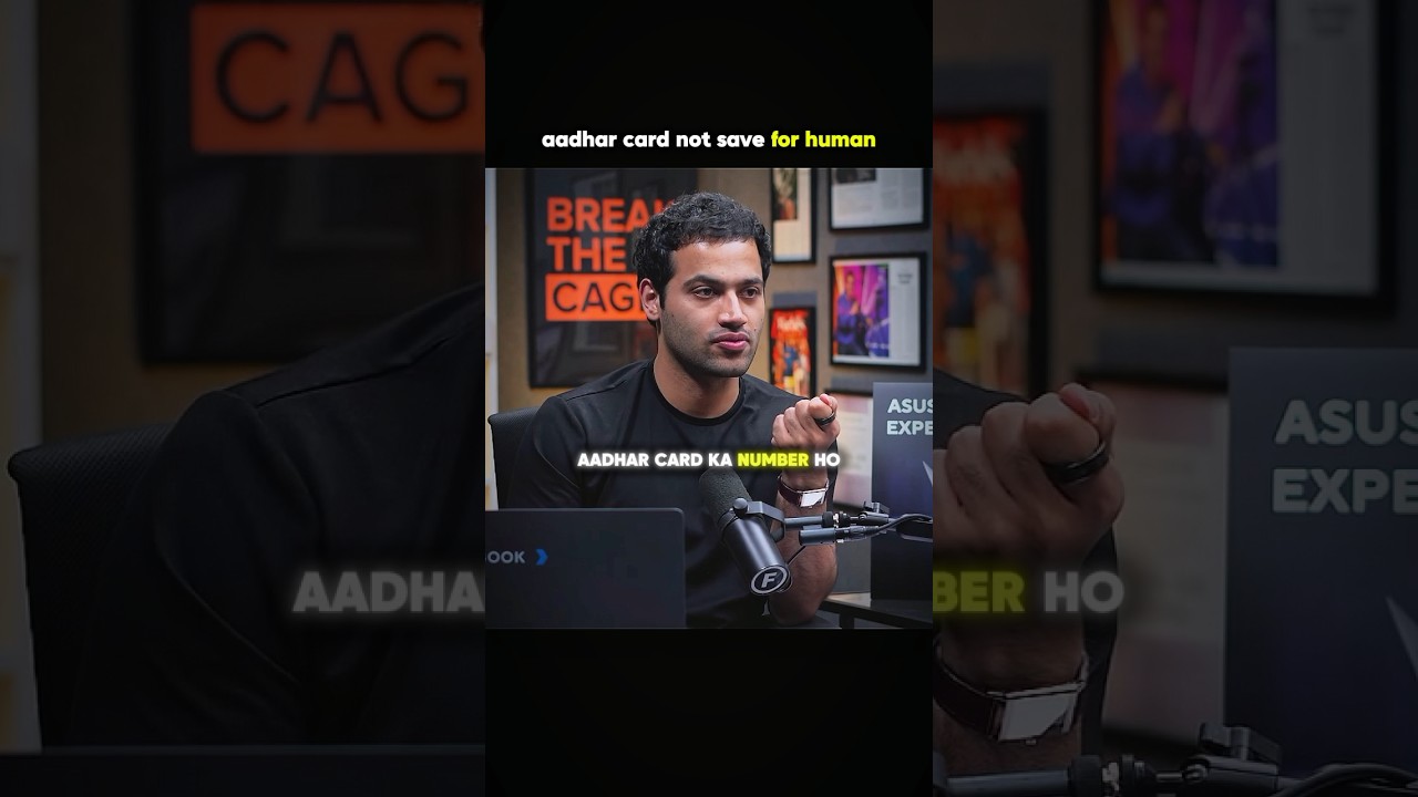 aadhar card scam 😱 #rajshamani #motivation #scam #cybersecurity #aadharcard #shorts