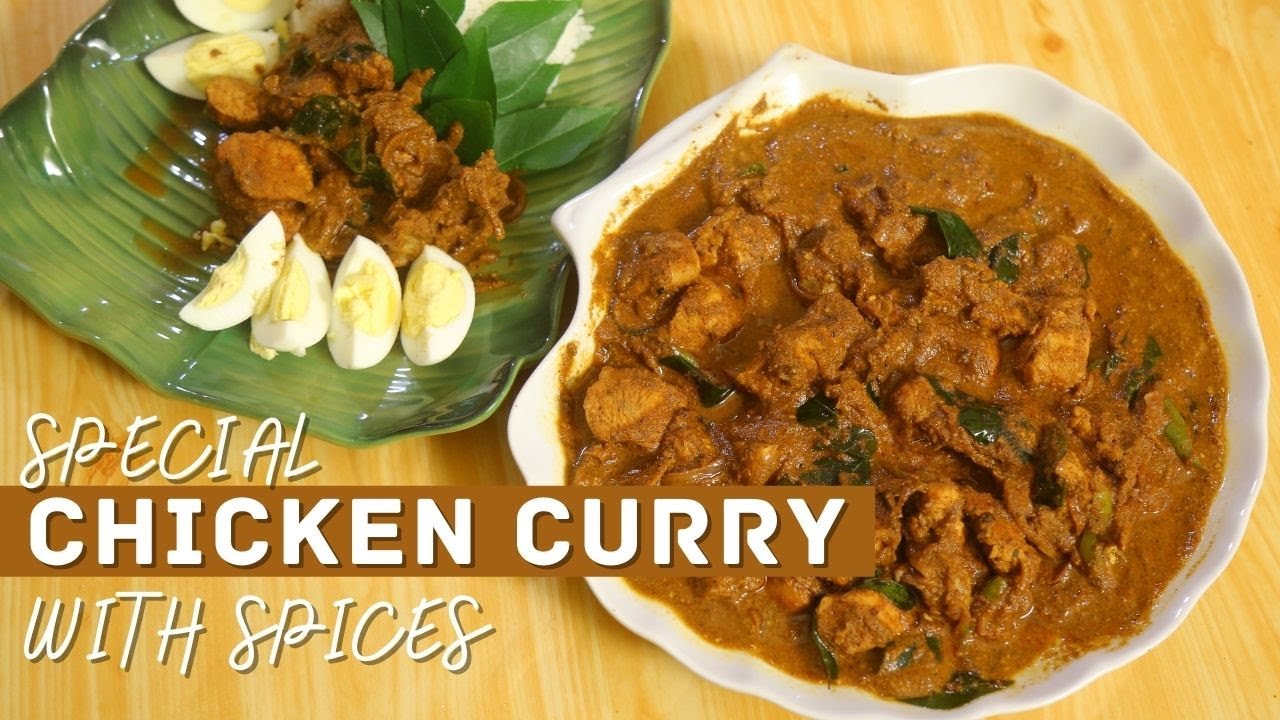 Chicken Curry With Spices | Mallika Joseph Food Tube