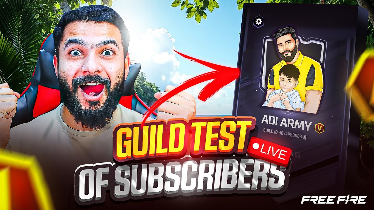 [LIVE] Guild Test of  V Badge Guild 🥰 Guild War Top 100