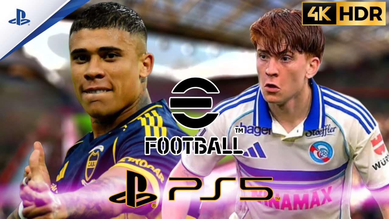 Boca vs. Estrasburgo: AMISTOSO | eFootball 2026, Gameplay PS5 4K HDR 60 FPS