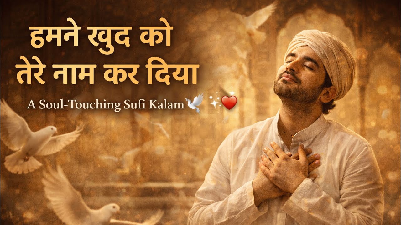 हमने खुद को तेरे नाम कर दिया | A Soul-Touching Sufi Kalam 🕊️✨❤️.