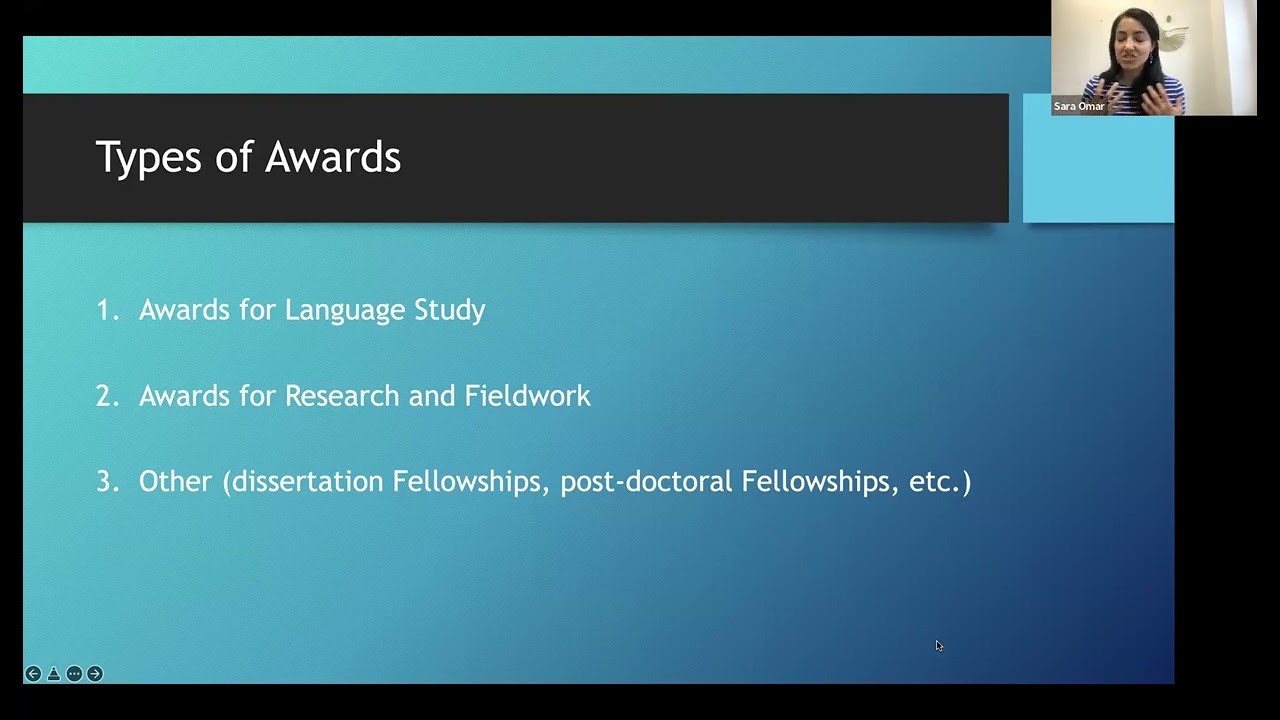 Fellowships and Grants Workshop (May 16, 2022)