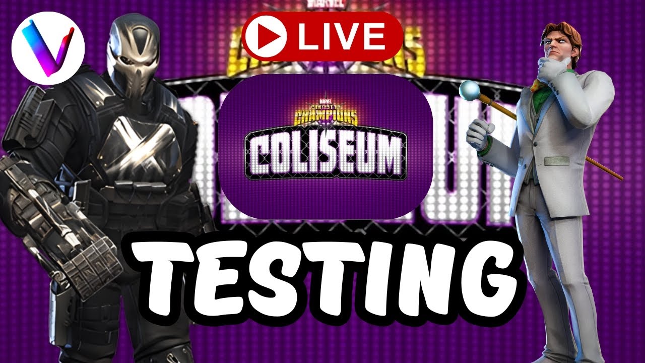 Coliseum Testing - Solo & Alliance Arcade & Crossbones - MCoC