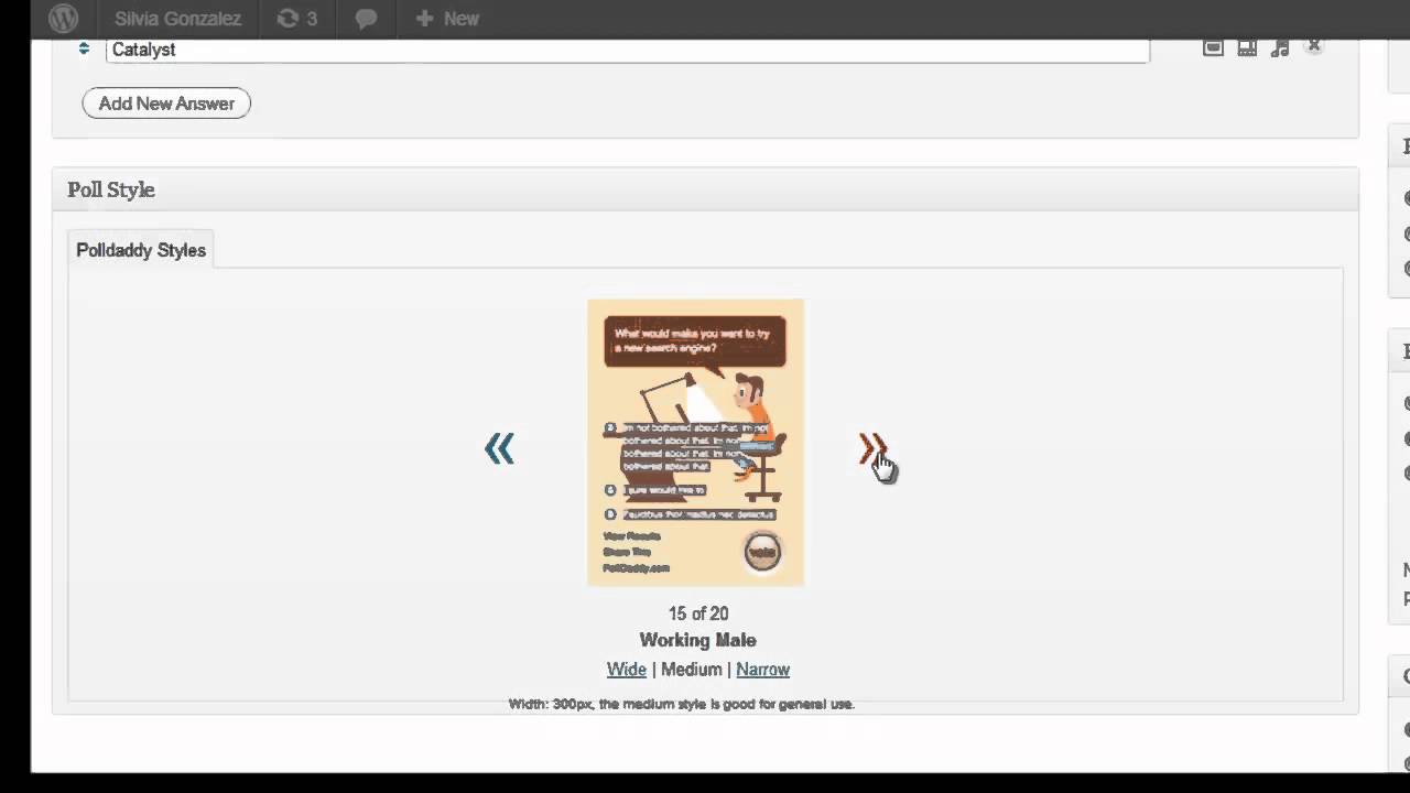 How To Add A Poll Plugin To Your Wordpress Site.