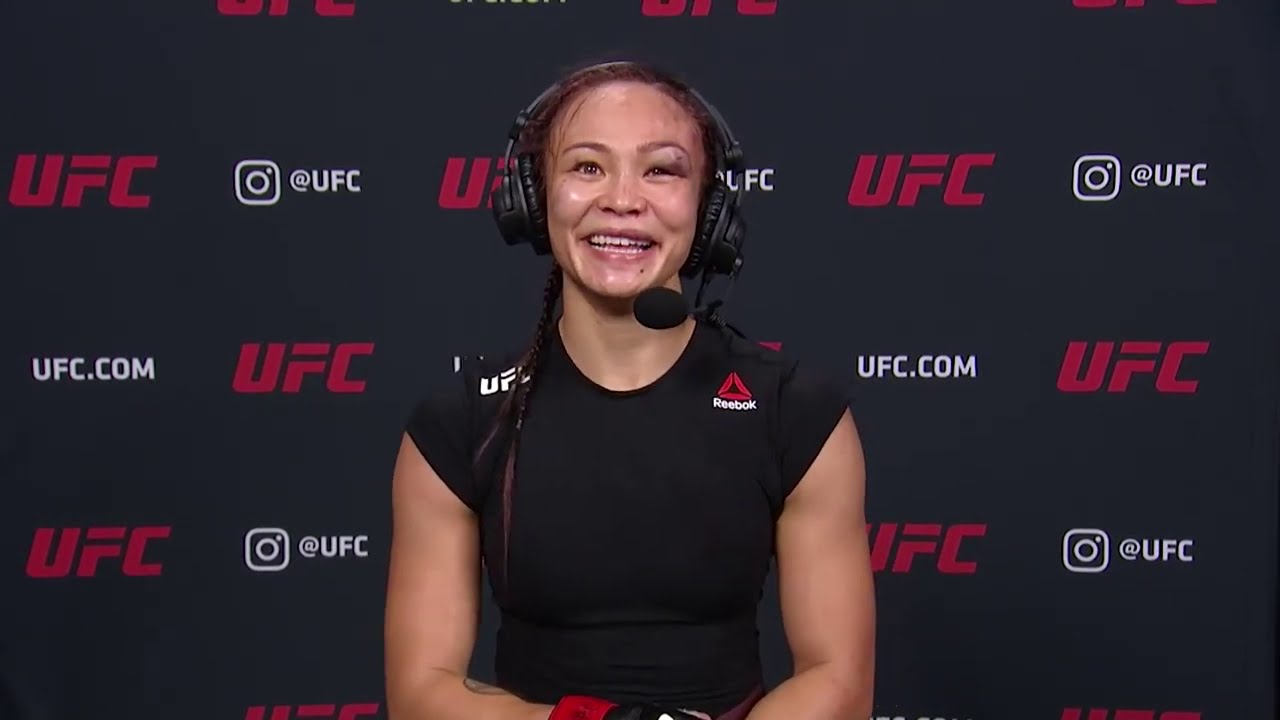 UFC Vegas 10: Michelle Waterson Interview after Main Event Win
