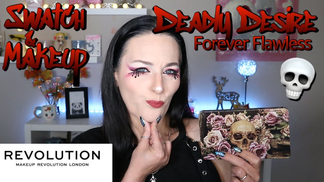 Forever Flawless DEADLY DESIRE 💀 | Swatch & Makeup