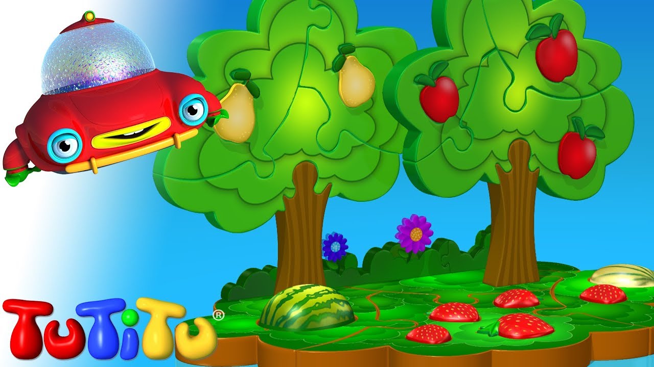 Rompecabezas de Frutas - Aprende a construir juguetes con TuTiTu