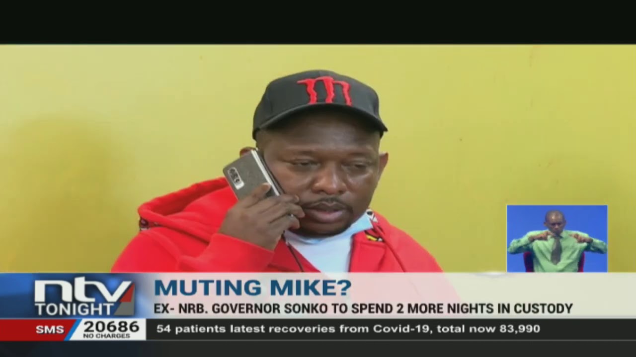 Mike Sonko taken to court under tight security, to spend more nights in custody