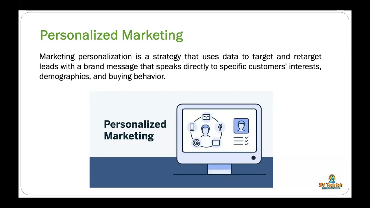 Salesforce Marketing Cloud (SFMC) demo from SV Tech Soft Mar'25