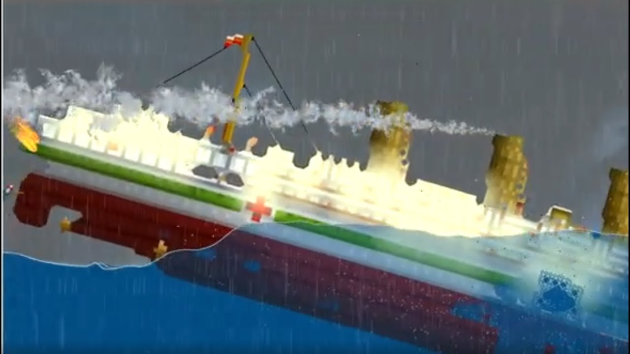 HMHS Dania Ship sinks after multiple lightning strikes | Floating Sandbox