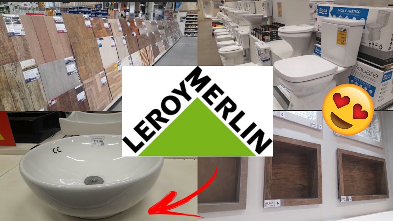 TOUR E ACHADINHOS NA LEROY MERLIN - PISOS - REVESTIMENTO - VASOS - CUBA - CHUVEIRO #DiárioDaReforma
