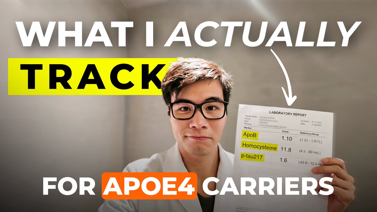 Biomarkers Every APOE4 Carrier Should Track (+ My Complete System)