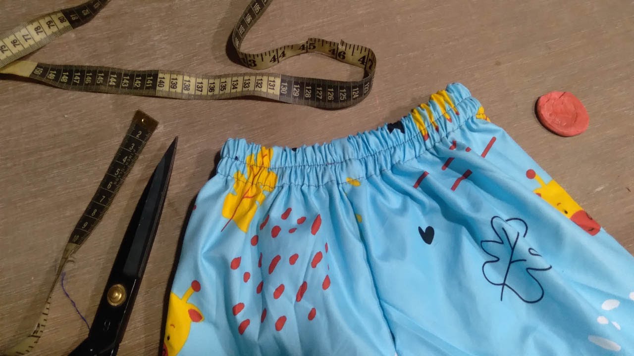 how to sew rubber pajama pants