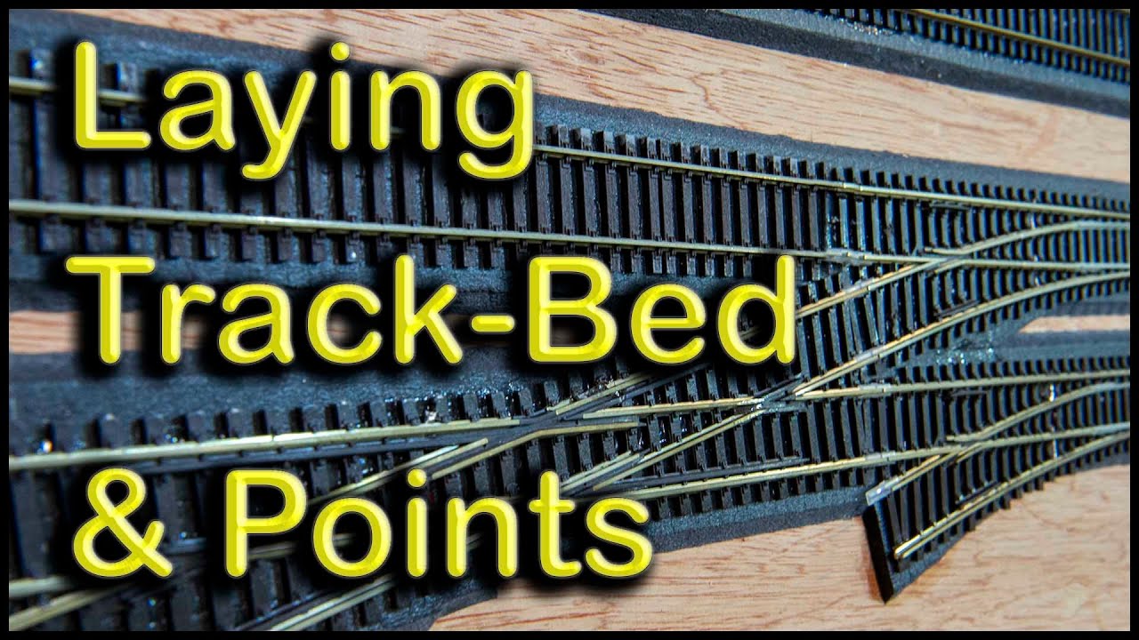 Laying Track Bed and Laying Points at Chadwick Model Railway | 91.