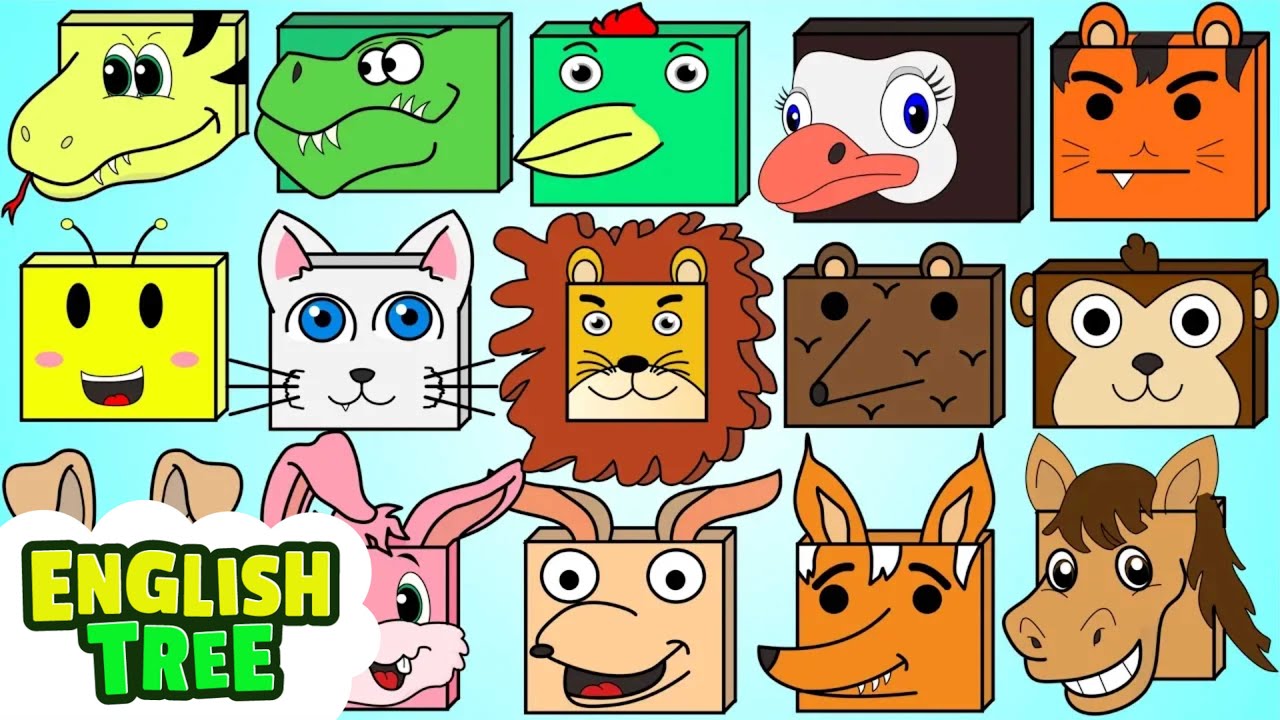 Animal Names Song 2 | Wild Animal Names Song For Children