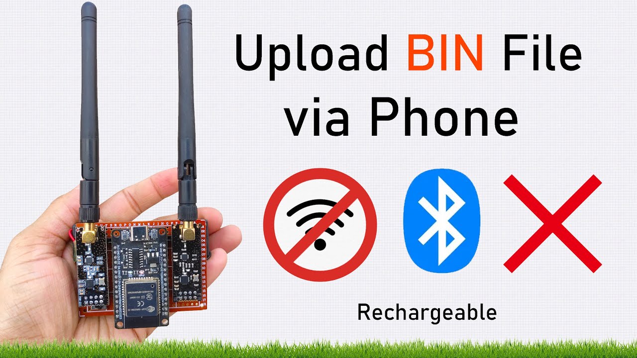 DIY: Build a Smart Bluetooth & WiFi Control Device with ESP32 + NRF24 Easy BIN File Upload via Phone