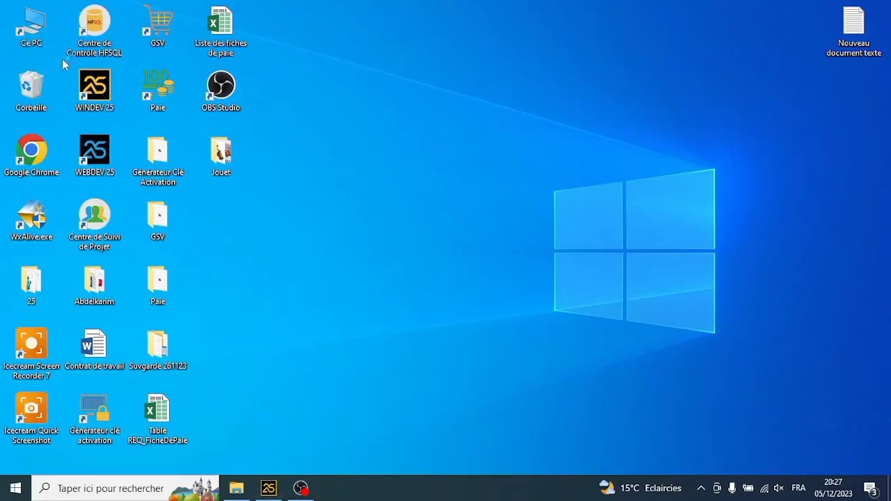Windev: Recherche dans une zone répétée
