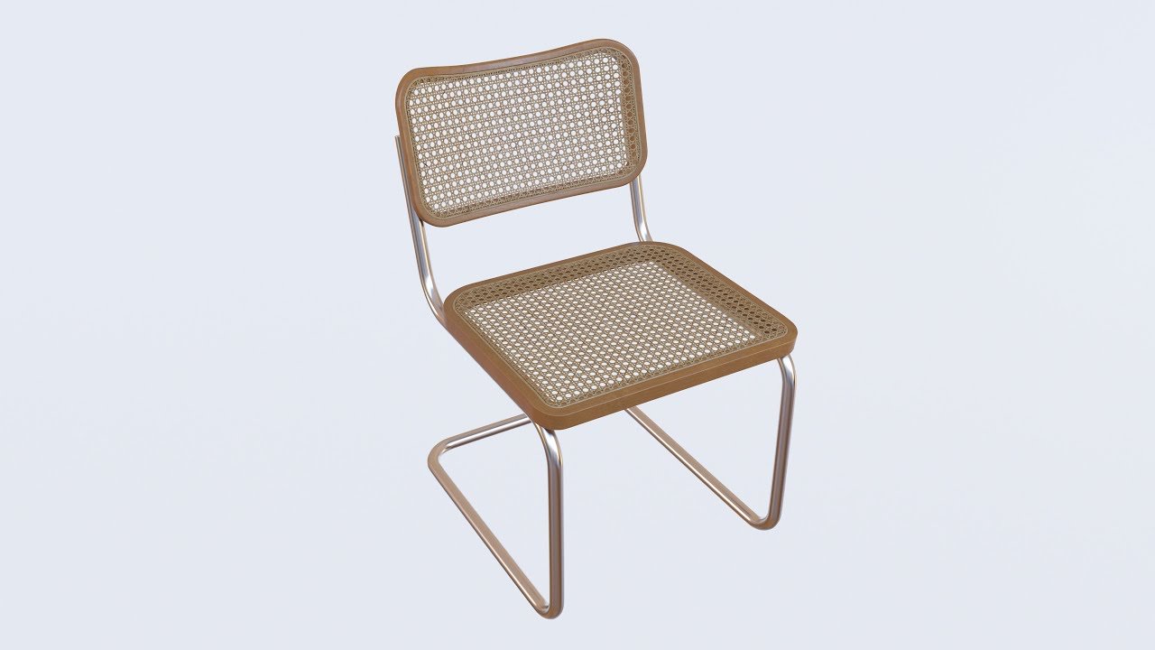 3ds Max Modeling Tutorial: Cesca Chair