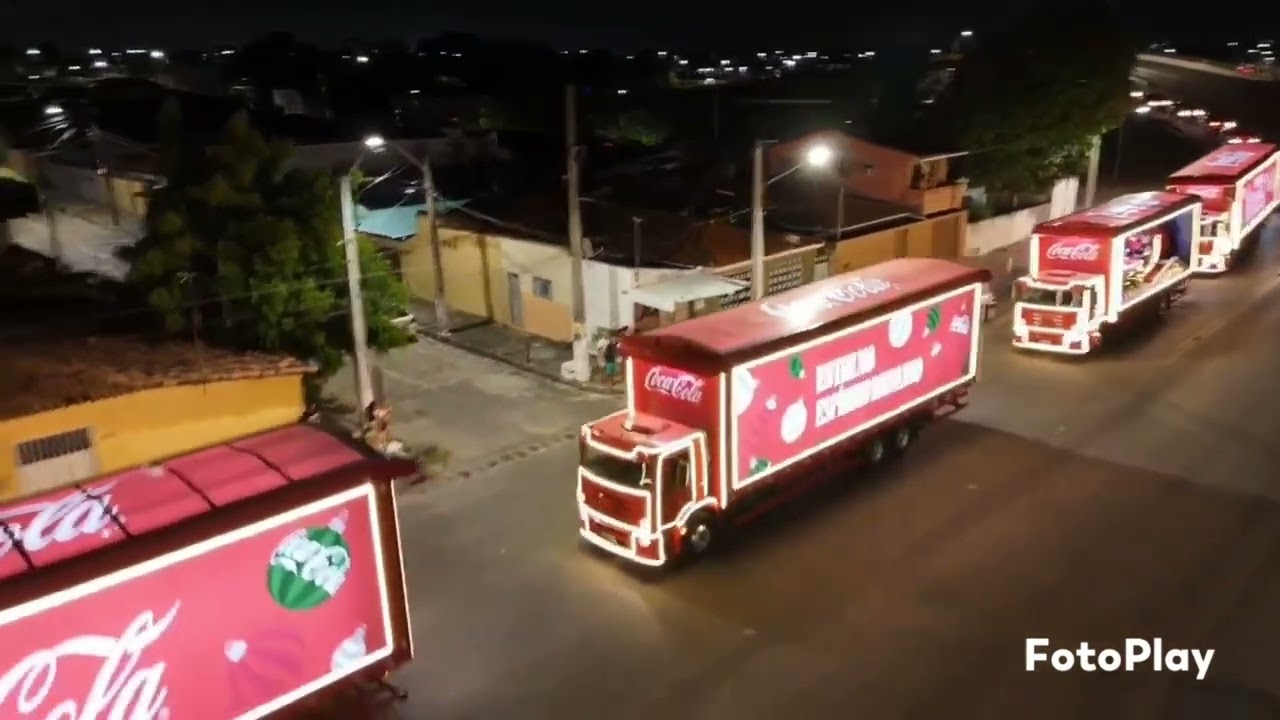 Caravana de Natal Coca cola 2025 em Natal / RN - Zona Norte 