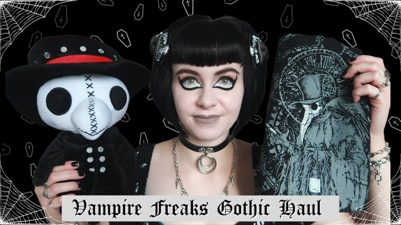 VAMPIRE FREAKS HAUL  | GOTHIC CLOTHING | PLAGUE DOCTOR & HALLOWEEN CLOTHING