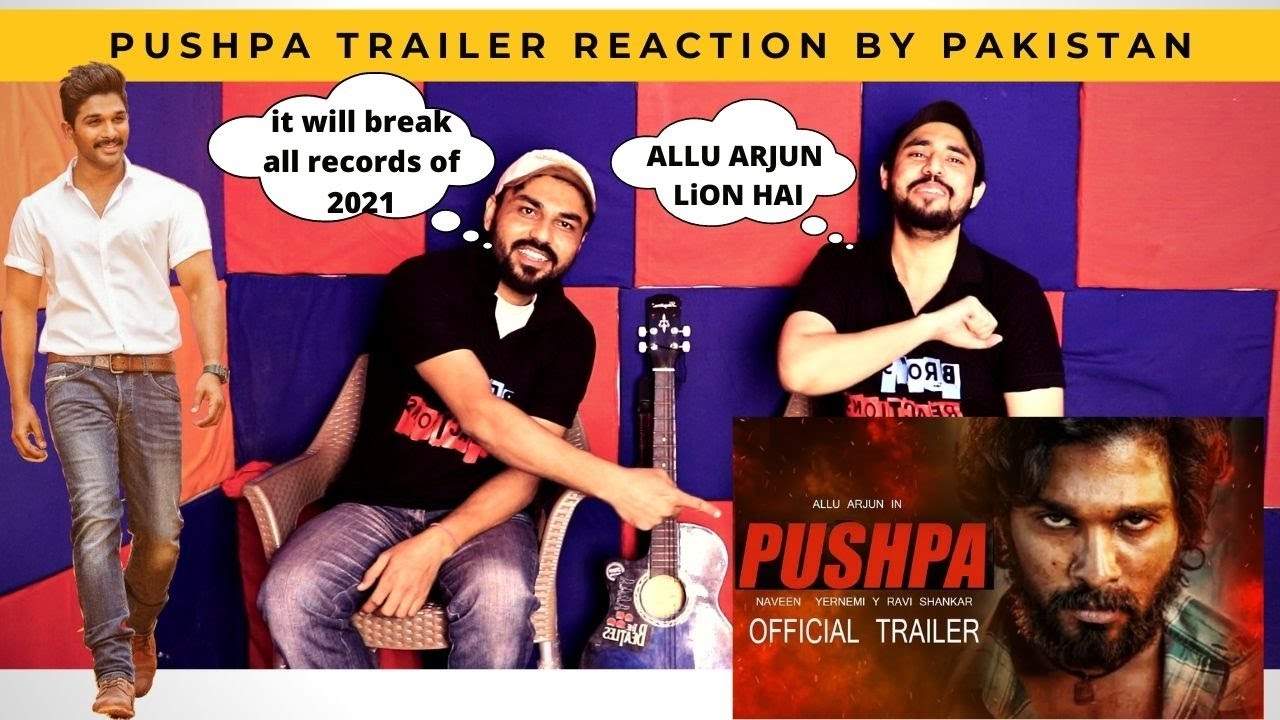 Pushpa Official Trailer Reaction Pakistan | Allu Arjun | Rashmika |Fahadh| Sukumar | Aoun Rizvi & MK
