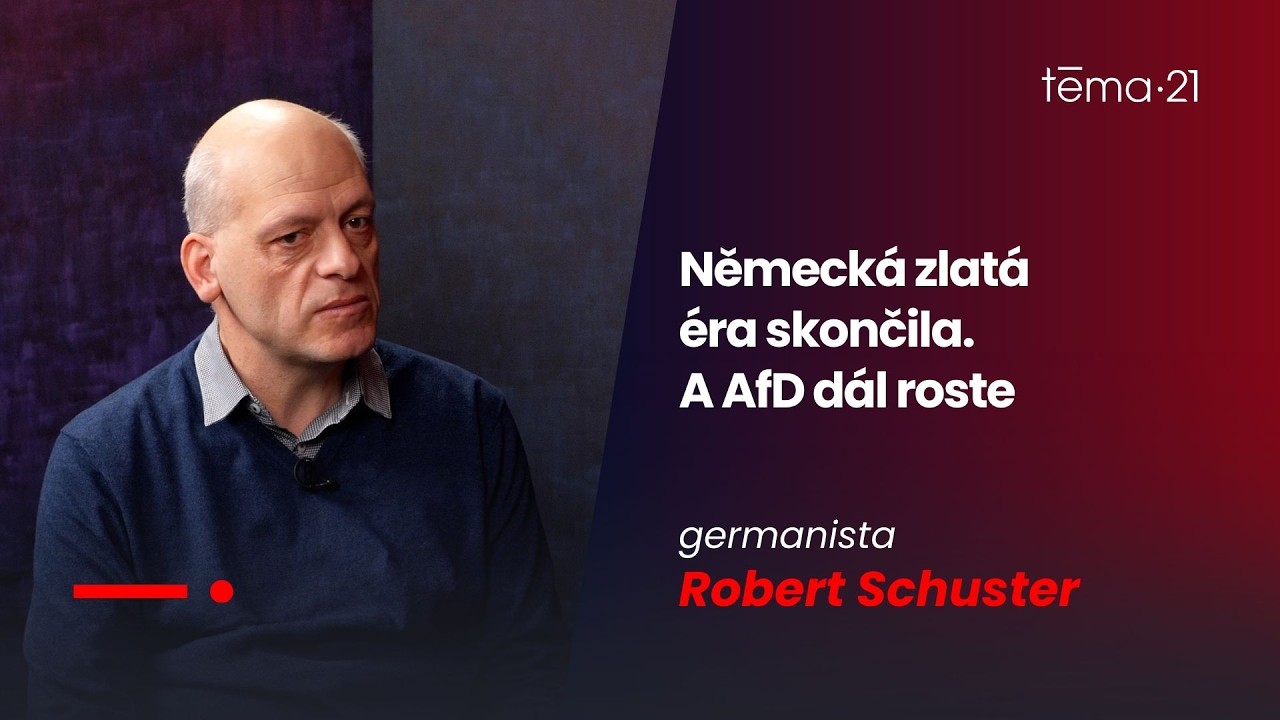Germanista Schuster: Německá zlatá éra skončila. A AfD dál roste