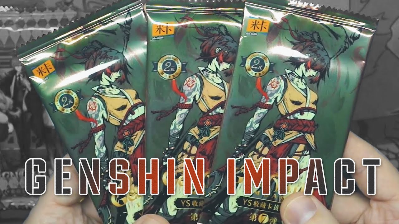 Коллекционные карточки Genshin Impact ❄️🥢🍱 | Погружаемся в незнакомые вселенные