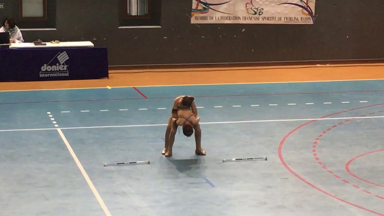 Clemencine et Elysa championne de France benjamine nationale 2 Chimilin