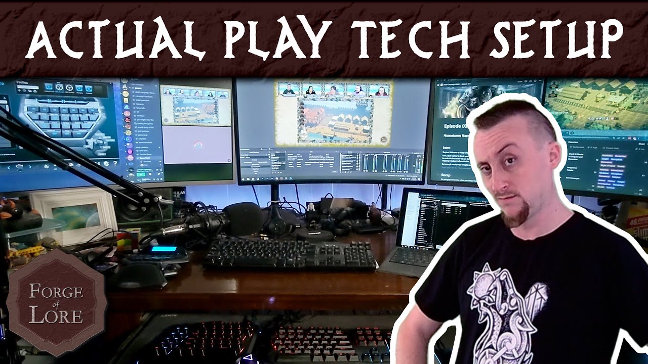 Ultimate D&D Actual Play Tech Setup Tour | How to Record D&D
