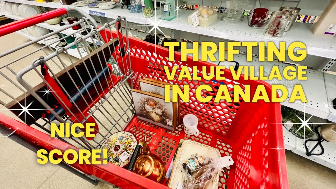 Thrifting Value Village Canada | Vintage Home Decor 🇨🇦