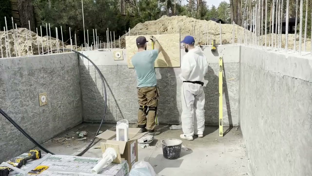 #басейн встановлення закладних.