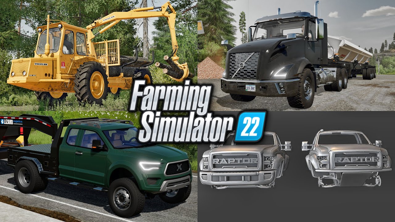 Farm Sim News! More Volvo Equipment, F350 Raptor, TLX 2022, & More! | Farming Simulator 22