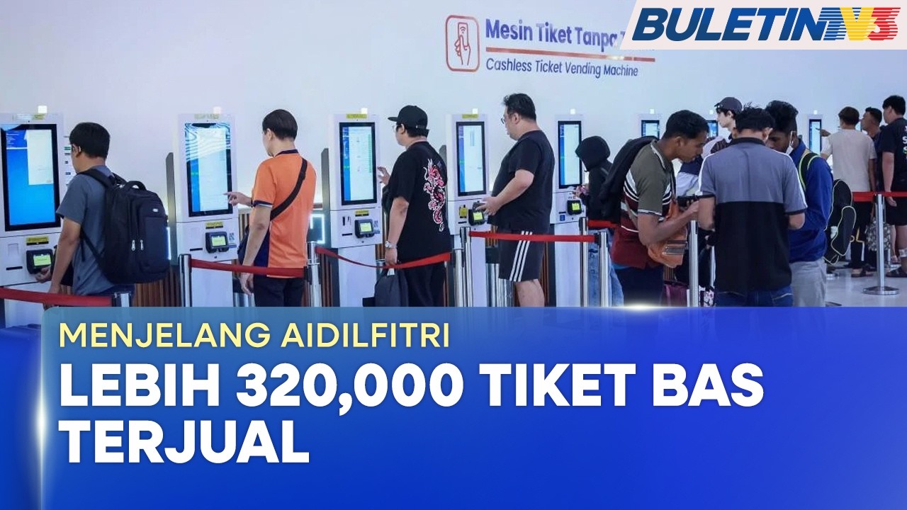 MENJELANG AIDILFITRI | Lebih 80% Daripada 400,000 Tiket Bas Ekspres Di TBS Habis Terjual